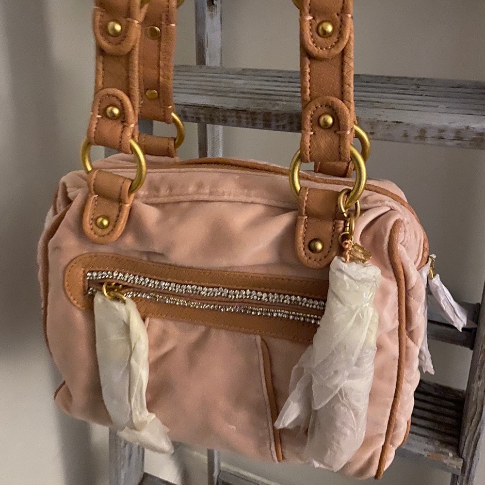 Juicy Couture Pink Velvet Handbag